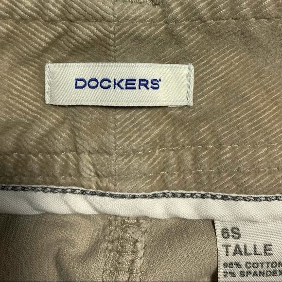 50% OFF Dockers Pants Perfect Fit Tall Corduroy Bootcut Tan Size 6 - Picture 4 of 5